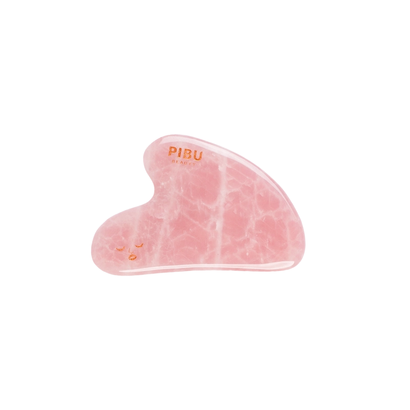 PIBU BEAUTY płytka gua sha z różowego kwarcu do masażu twarzy dla kobiet.png