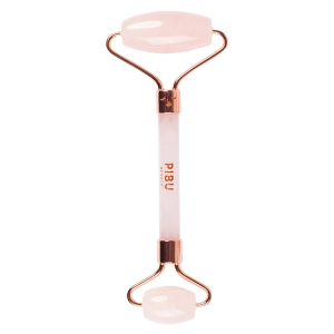 PIBU BEAUTY zestaw do masażu twarzy z różowego kwarcu - roller.png