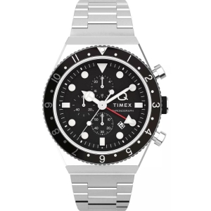 Zegarek Męski TIMEX Q Timex 3-Time Zone Chronograph TW2V69800 + BOX