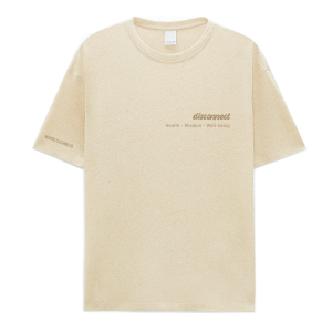Majors T-shirt Disconect Piaskowy - przód koszulki.png