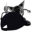 CZAPKA Z DASZKIEM DOOM 3000K 3D CHROME FLAME SLAYER CAP TYŁ CZAPKI.webp