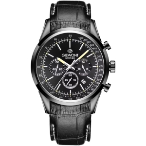 Zegarek Męski Giewont Chronograph Sapphire Czarny GW7650-A4