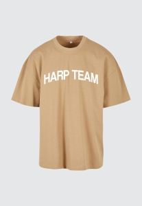 HARP TEAM T-SHIRT BOXY FIT SUPER HEAVY BEŻOWY