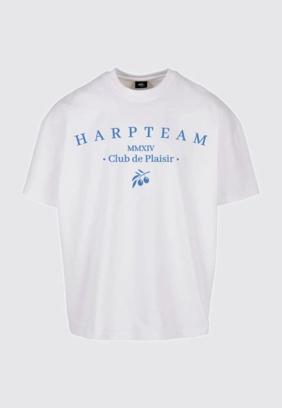 MĘSKA T-SHIRT BOXY FIT SUPER HEAVY BIAŁY KOSZULKA HARP TEAM.jpg