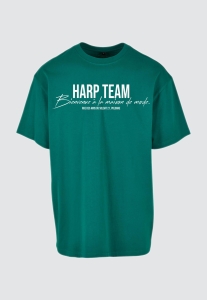 HARP TEAM T-SHIRT REGULAR FIT ZIELONY