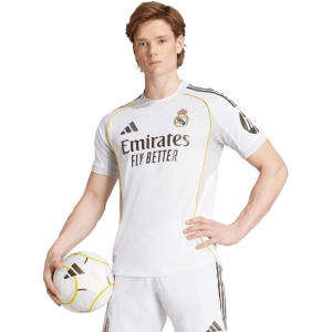 Koszulka męska adidas Real Madrid 25/26 Home Authentic biała JV5918