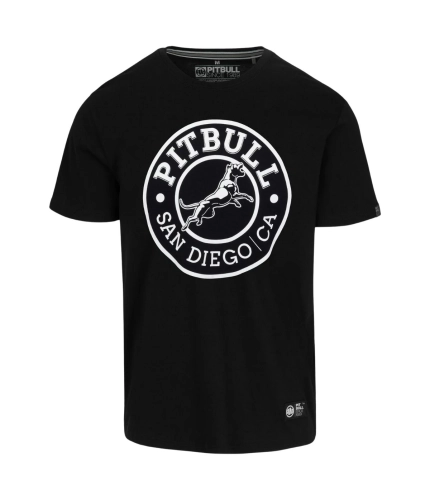 PITBULL T-SHIRT SAN DIEGO CA CZARNY.jpg