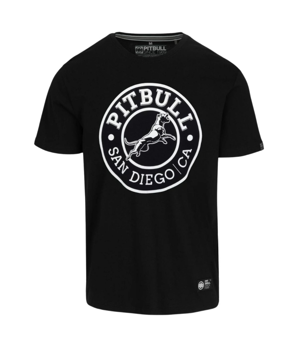 PITBULL T-SHIRT SAN DIEGO CA CZARNY.jpg