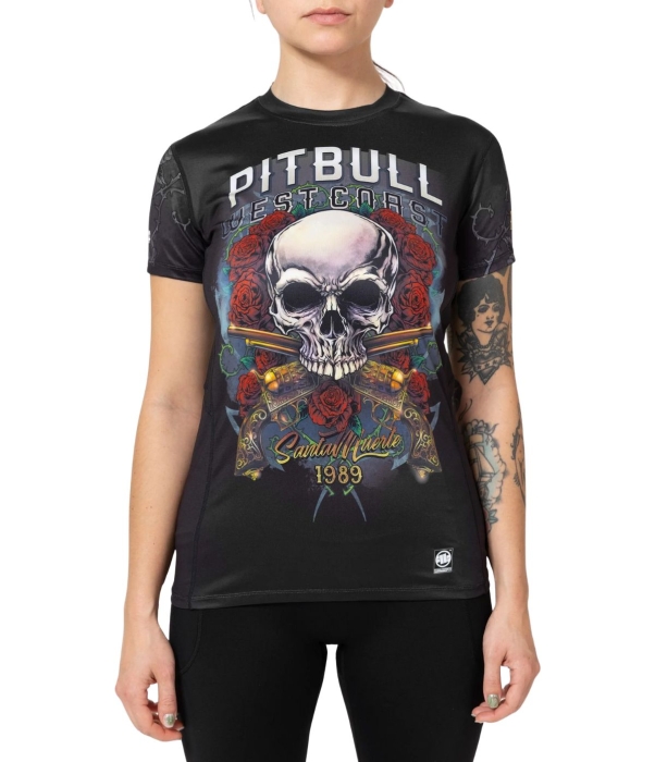 Koszulka sportowa damska Mesh SANTA MUERTE - stylizacja sportowa.jpg