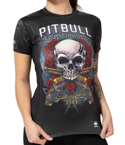 Koszulka sportowa damska Mesh SANTA MUERTE.jpg