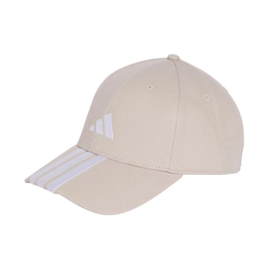 Czapka z daszkiem adidas 3-Stripes New Logo Baseball beżowa JW6036
