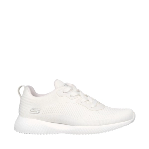 Buty damskie Skechers Bobs Squad- Tought Talk białe 32504 WHT