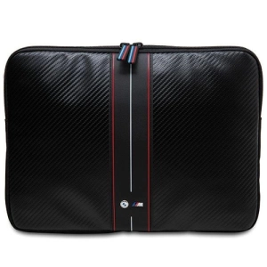 Pokrowiec BMW Carbon & Red Stripe na laptopa 16" - czarny
