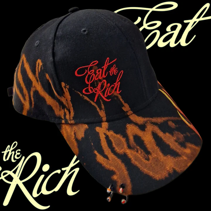 Doom 3K COOK THE RICH - PIERCED CAP CZAPKA Z DASZKIEM.webp