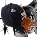 MODNA CZAPKA Z DASZKIEM DOOM 3K HORNY 3D FLAME SLAYER CAP.webp