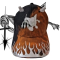 CZAPKA Z DASZKIEM DOOM 3K HORNY 3D FLAME SLAYER CAP.webp