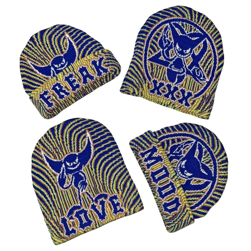 DOOM 3000 ZIMOWA CZAPKA 4IN1 LOVE FREAK UV BEANIE.webp
