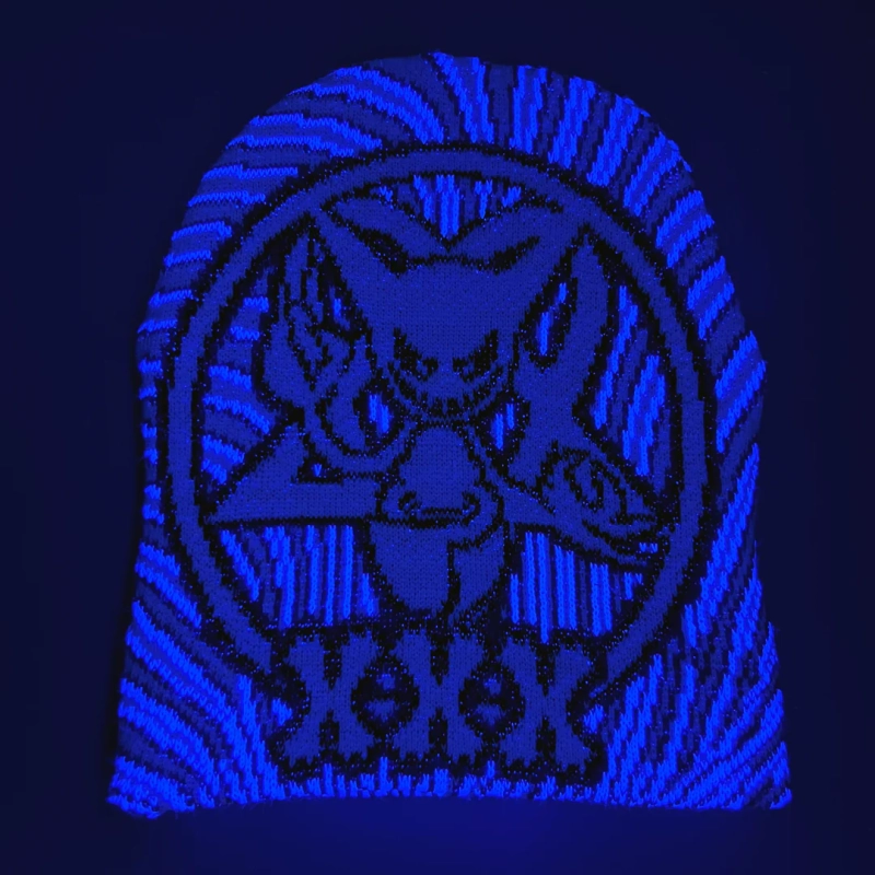 DOOM 3000 ZIMOWA CZAPKA 4IN1 XXX MOOD BEANIE - Odblaskowa.webp