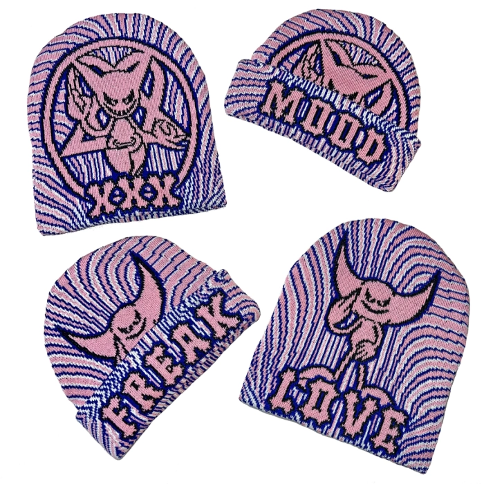 DOOM 3000 ZIMOWA CZAPKA 4IN1 XXX MOOD BEANIE.webp