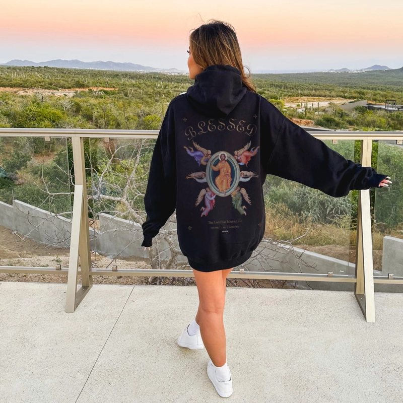 Majors Czarna Bluza Blessed - Stylizacja.jpg