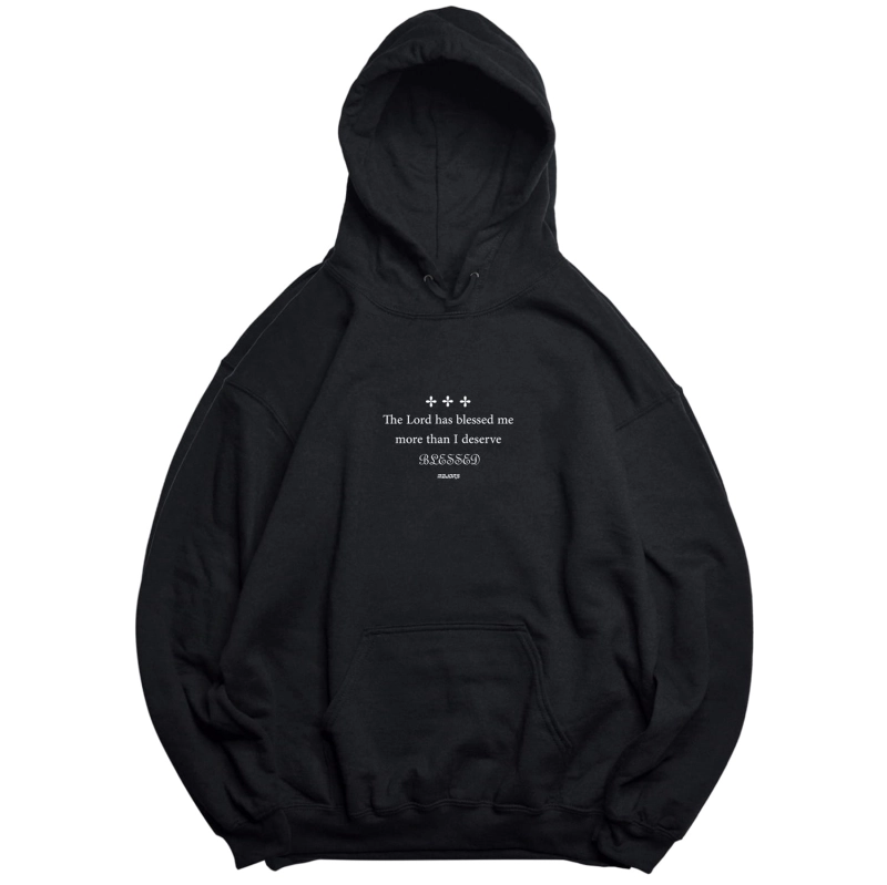 Majors Bluza Blessed 2 Black - Hoodie.jpg