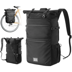Rockbros wielofunkcyjna torba/plecak czarna 11-16l