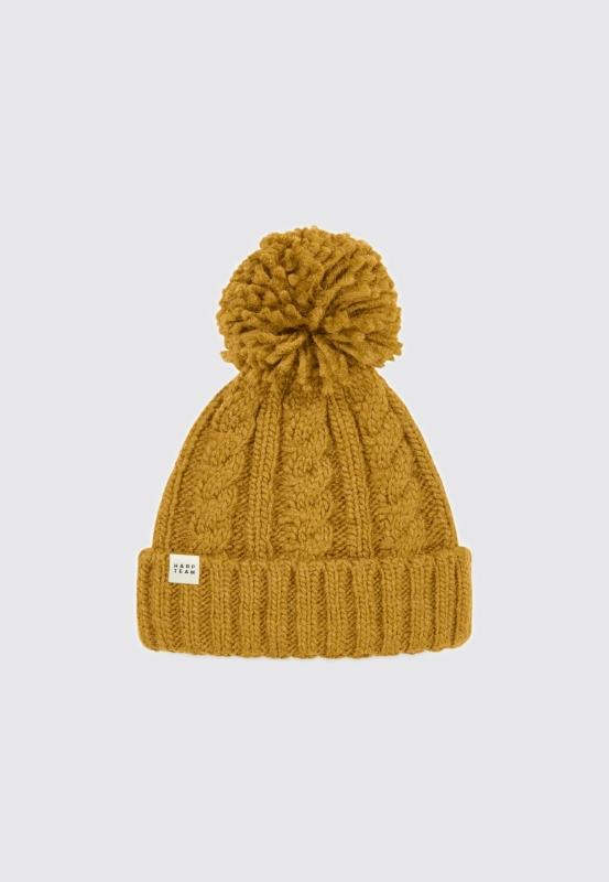 CZAPKA BEANIE W WARKOCZOWY SPLOT MUSZTARDOWA.jpg