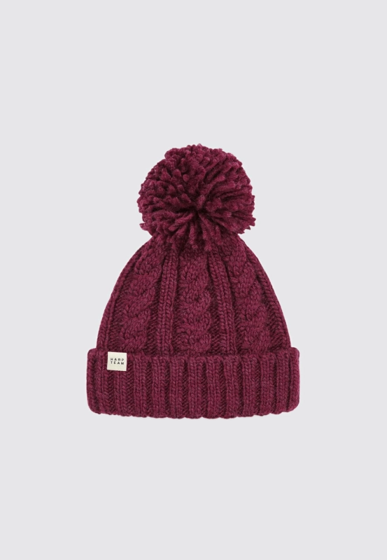 HARP TEAM CZAPKA BEANIE W WARKOCZOWY SPLOT BORDOWA.jpg