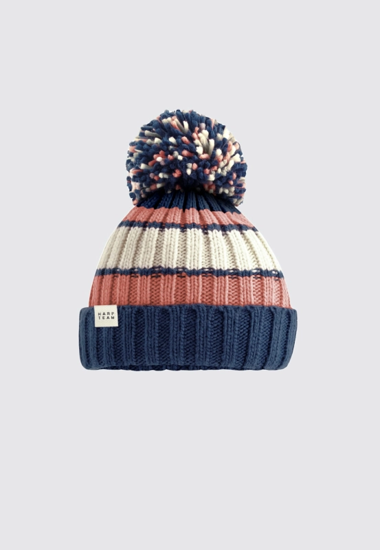 CZAPKA BEANIE KEVIN RÓŻOWO - NIEBIESKA.jpg