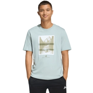 Koszulka męska adidas Outdoor Kayaking Graphic miętowa KG5409