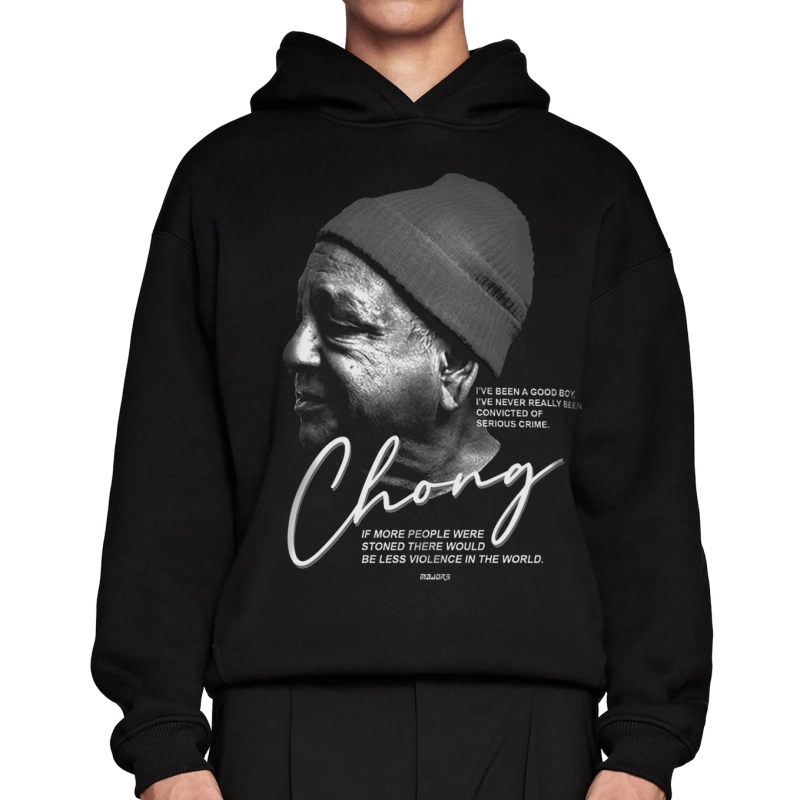 Bluza z kapturem w kolorze czarnym Chong Majors.png