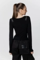LONGSLEEVE CZARNY Z ZAMKAMI DAMSKI PILAWSKI - Bluzki i koszulki.webp