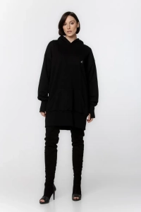 BLUZA AGA BIAŁY NAPIS PILAWSKI - Damskie bawełniane bluzy.webp