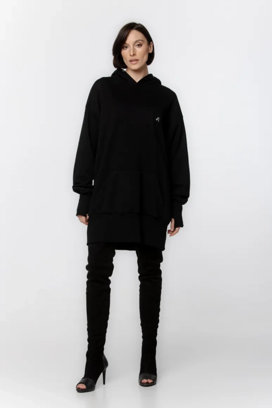 BLUZA AGA BIAŁY NAPIS PILAWSKI - Damskie bawełniane bluzy.webp