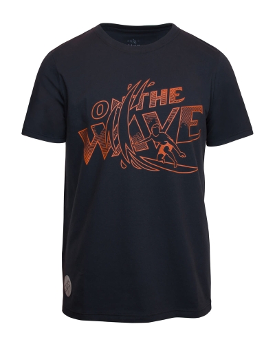on the wave graphite Choka - koszulka męska.jpg
