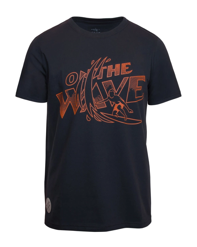 on the wave graphite Choka - koszulka męska.jpg