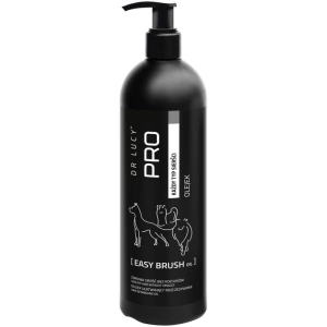 DR LUCY - PRO EASY BRUSH OIL 0,5 L - OLEJEK UŁATWIAJĄCY ROZCZESYWANIE (ZE SPŁUKIWANIEM) SIERŚCI PSÓW