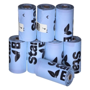 STARCH BAG - bioworki na odchody - 8 x 15 szt.