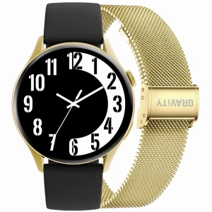 SMARTWATCH DAMSKI GRAVITY GT11-1 - AMOLED, DODATKOWY PASEK (sg044a)
