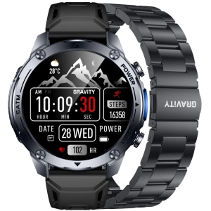 SMARTWATCH MĘSKI GRAVITY GT34-2 - AMOLED, DODATKOWA BRANSOLETA (sg060b)