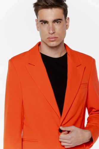 MARYNARKA POMARAŃCZOWA MĘSKA - PILAWSKI.webp