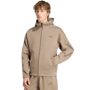 Bluza męska adidas Z.N.E. Full Zip beżowa KF3828