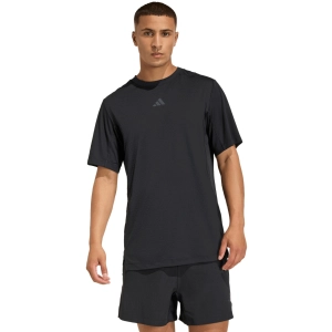 Koszulka męska adidas D4T PrimeLift 3 Stripes czarna KE9937