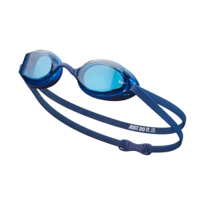 Okulary pływackie Nike Legacy Comfort granatowe NESSF133-440 OS
