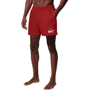 Spodenki kąpielowe Nike Logo Lap 5" Volley czerwone NESSG574 614