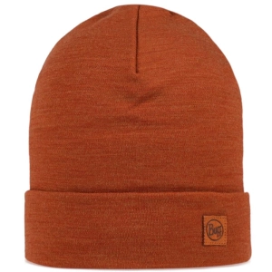 Buff Merino Heavyweight Beanie 11117033010 Brązowa One size