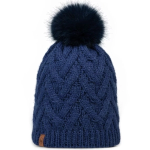 Buff Knitted Fleece Caryn Beanie 13674371710 Granatowa One size