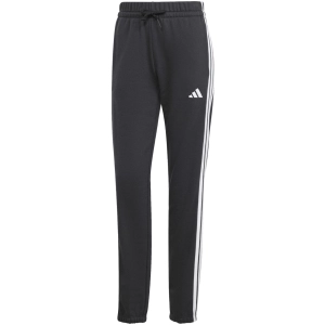 Spodnie damskie adidas Essentials 3-Stripes French Terry Cuffed czarne JD5302