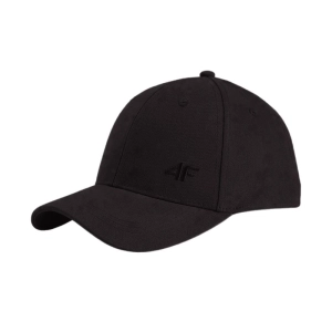 Czapka z daszkiem 4F U552 głęboka czerń 4FWSS26ACABU552 20S