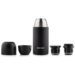 Termos Meteor 750 ml wycieczkowy, turystyczny, do domu, pracy 17246 2 kubki